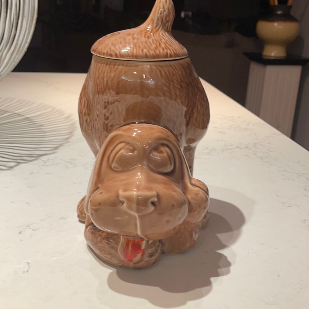 McCoy Dog Cookie jar!Numbered bottom as shown